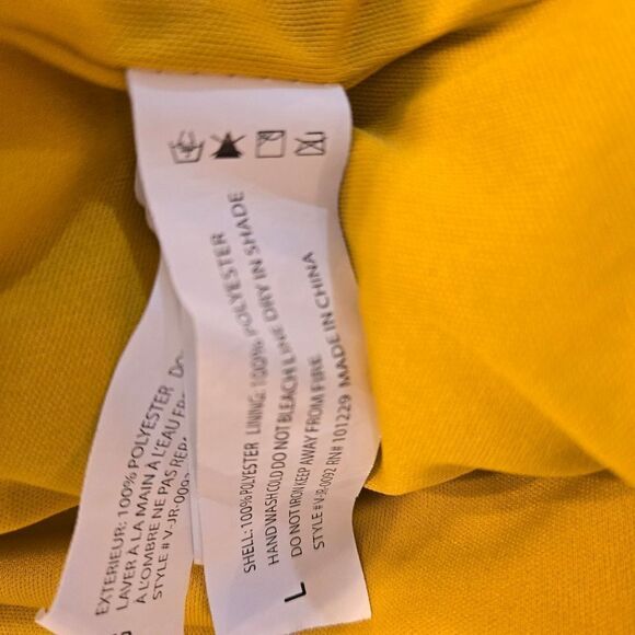 Ashley By 26 International Fuzzy Goldenrod Yellow Midi Vest - Picture 7 of 7